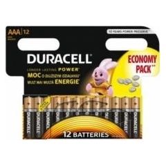 Duracell LR03 AAA Batteries - 12 Pack