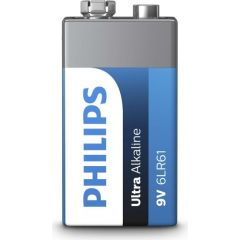 PHILIPS 6LR61E1B/10 baterija krona Ultra Alkaline 9V