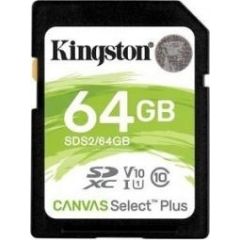 Kingston SDXC 64GB Canvas Select Plus