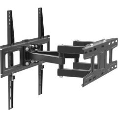 Electriclight TV stiprinājums pie sienas 26-55 collas, līdz 35kg, melns - REDOX 35