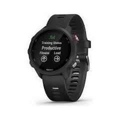 Garmin Forerunner 245 Music GPS Running Watch, Black/Red