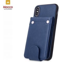 Mocco Smart Wallet Case Чехол Из Эко Кожи - Держатель Для Визиток Apple iPhone 6 / 6S Синий
