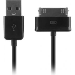 Forever Galaxy TAB 30 pin USB Дата кабель черный (Аналог)