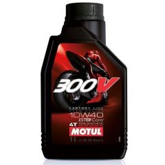 Motul 300V 4T FL 10W40 Ester Core sintētika 1L 4T četrtaktu eļļas