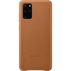 SAMSUNG Galaxy S20+ Leather Cover Brown