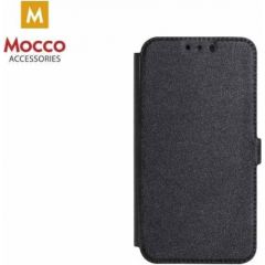 Mocco Shine Book Case Grāmatveida Maks Telefonam Huawei Y5 / Y5 Prime (2018) Melns