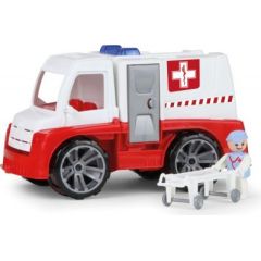 Lena Ātras palidzības mašīna ar cilvēciņu un ratiņiem Truxx 29 cm kastē Čehija L04456