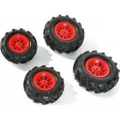 Rolly Toys Riteņi ar gumijas piepūšamam riepam traktoriem rollyTrac Air Tyres 4 gab. 409853 Vācija