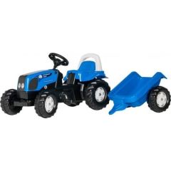 Rolly Toys Bērnu traktors ar pedāļiem rollyKid Landini ar piekabi  (2,5-5 gadiem) 011841 Vācija Automašina ar pedāļiem