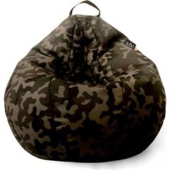 Qubo Comfort 90 Camouflage Pop Augstas kvalitātes krēsls Bean Bag
