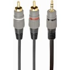 Gembird 3.5 mm stereo - 2 RCA 1.5m Dažādi vadi