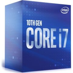 Intel i7-10700, 2.9 GHz, LGA1200, Processor threads 16, Packing Retail, Cooler included, Processor cores 8, Component for Desktop