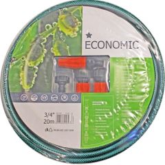 Laistīšanas šļūtene 3/4 Economic ar sprauslu kompl Laistīšanas šļūtene 