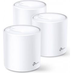 TP-LINK AX3000 Whole Home Mesh Wi-Fi 6 System Deco X60(3-pack) 802.11ax, 575+2400 Mbit/s, Ethernet LAN (RJ-45) ports 2, Mesh Support Yes, MU-MiMO Yes, Antenna type Internal