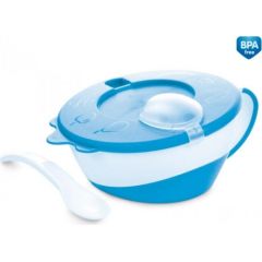CANPOL BABIES Bowl with spoon 31/406 blue Бутылочки для кормления