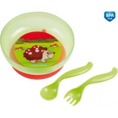 CANPOL BABIES plate with cutlery, 21/300