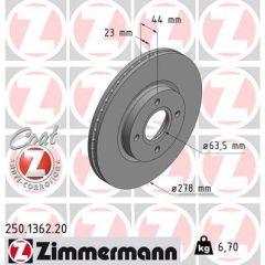 Zimmermann Bremžu disks 250.1362.20