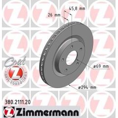 Zimmermann Bremžu disks 380.2111.20
