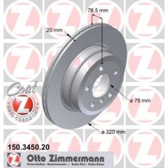 Zimmermann Bremžu disks 150.3450.20