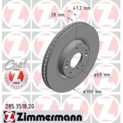 Zimmermann Bremžu disks 285.3518.20