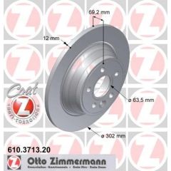 Zimmermann Bremžu disks 610.3713.20