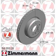Zimmermann Bremžu disks 150.2911.20