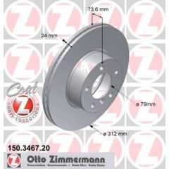 Zimmermann Bremžu disks 150.3467.20