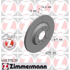 Zimmermann Bremžu disks 440.3112.20