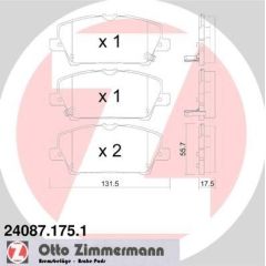 Zimmermann Bremžu kluči 24087.175.1