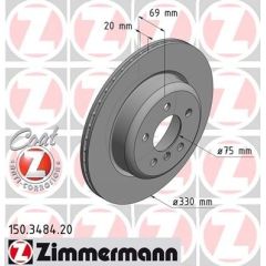 Zimmermann Bremžu disks 150.3484.20