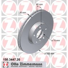 Zimmermann Bremžu disks 150.3447.20