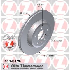 Zimmermann Bremžu disks 150.3431.20