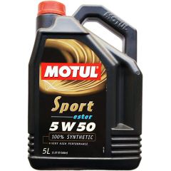 SPORT ESTER 5W50 5L API SM/CF 100% sintētika Motora eļļas