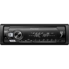 Pioneer MVH-S120UBW MOSFET 4x50W;  USB,FLAC,MP3 ;FM;AUX in;1xRCA; balts/balts apgaismojums     .       