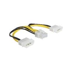 DELOCK Cable Power 8Pin EPS>2x4Pin molex