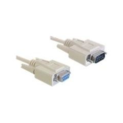 DELOCK Cable serial Sub-D9 ma / fe 2m