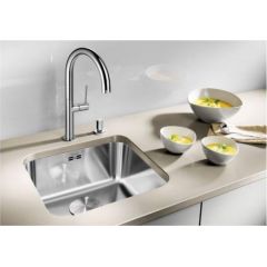 BLANCO SUPRA 400-U BRUSHED O.AF Virtuves izlietnes