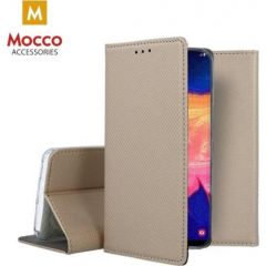 Mocco Smart Magnet Book Case Grāmatveida Maks Telefonam LG K51S Zeltains Neoriģinālie Maciņi