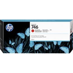 Hewlett-packard INK CARTRIDGE CHROMATIC RED/NO.746 300ML P2V81A HP Tintes printeru izejmateriāli