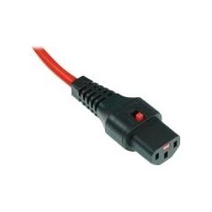 ASM IEC-PC1387 Power Cable, Male C14 plu