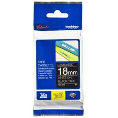 BROTHER TZE345 18 WHITE ON BLACK Tintes printeru izejmateriāli