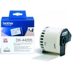 BROTHER DK44205 WHITE REM. PAP TAPE 62MM Tintes printeru izejmateriāli