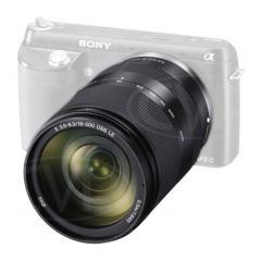 Sony E SEL-18200LE 18-200 mm MILC, 17/13, Telephoto lens, 6,3, 0,5 m