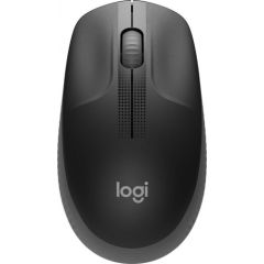 LOGITECH M190 Full-size wireless mouse - CHARCOAL - 2.4GHZ - EMEA - M190