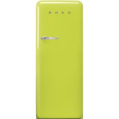 SMEG FAB28RLI3 ledusskapis, 50's Style, 153cm Lime green