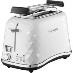 Delonghi CTJ2103W Brillante 900W Crum tray, Defrost, White tosteris