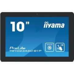 Iiyama 10,1", Android, PoE, PCAP, Touch, 1280x800, Speakers, HDMI-Out, 385 cd/m², 1000:1, 25ms, Android OS v8.1 / TW1023ASC-B1P