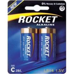 Rocket LR14-2BB (C) Blistera iepakojumā 2gb Baterijas un akumulatori