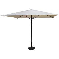 Зонт от солнца BALCONY 2x3 м, push-up, алюминиевая ножка с порошковым покрытием, цвет: черный, материал: полиэстер, цвет