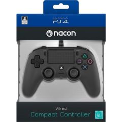 Nacon Compact Controller Wired - Black (PS4)